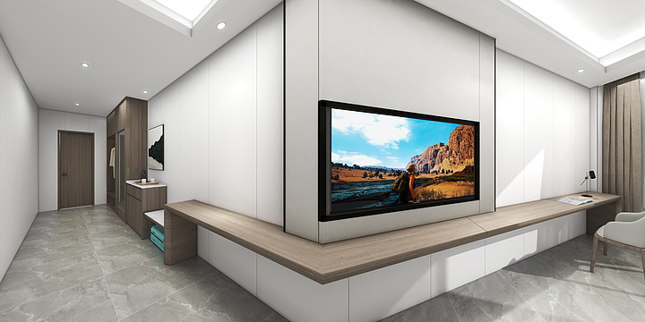 贵州森创建筑有限公司-织金-潘总-标间-装修设计方案