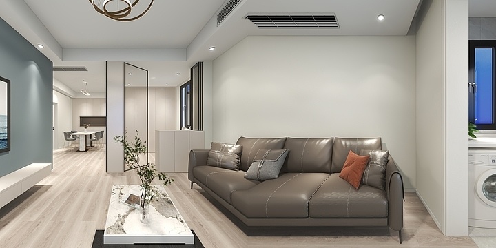 彭成设计13761696708-绿地香颂163号1103室效果图-装修设计方案