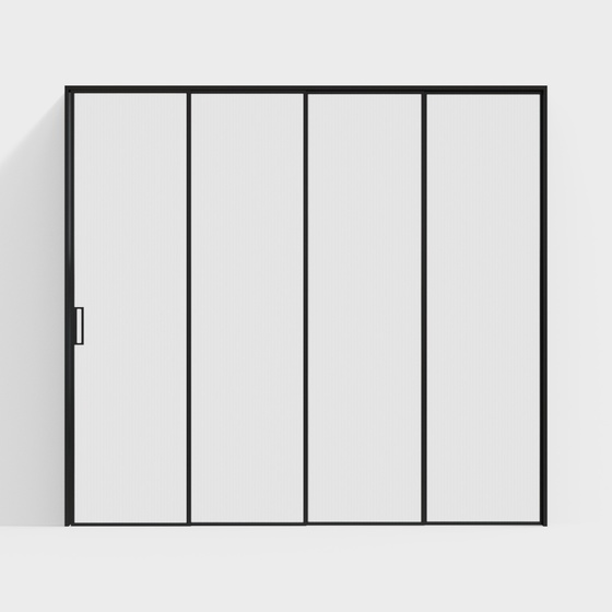 Four linkage sliding door