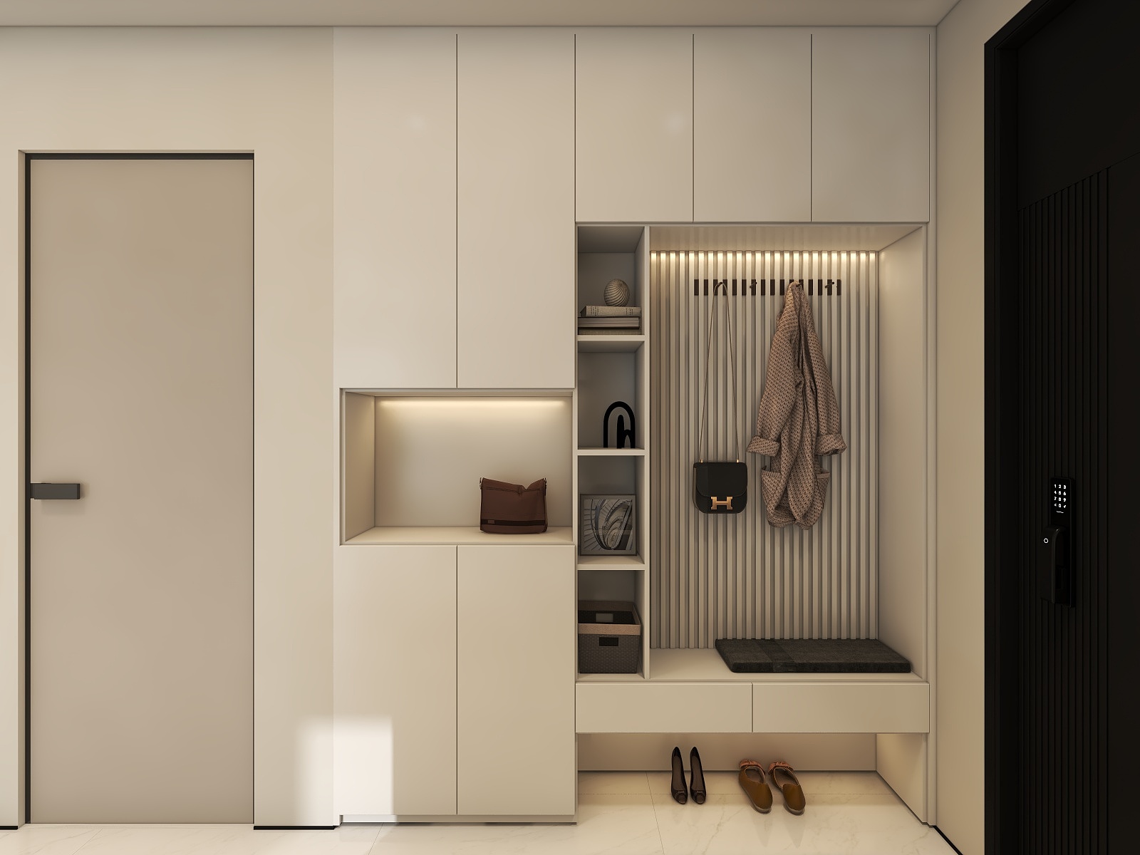 黃幫輝-海外奶油风客餐厅-装修设计方案