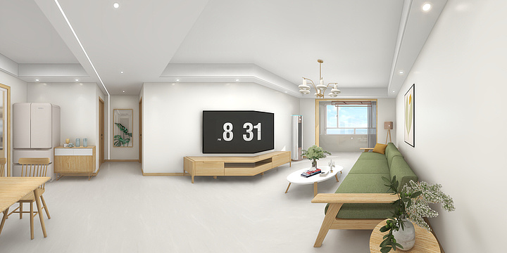 室内设计---老范-梁家渠8-1-2101第二套方案-装修设计方案