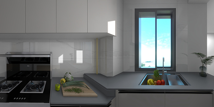 厨房.-建业云镜5号楼-装修设计方案