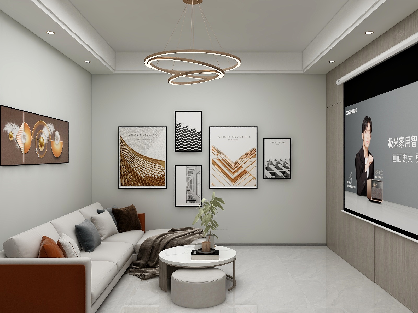 设计师小亻可-翡翠园六期A1现代简约风53平-装修设计方案