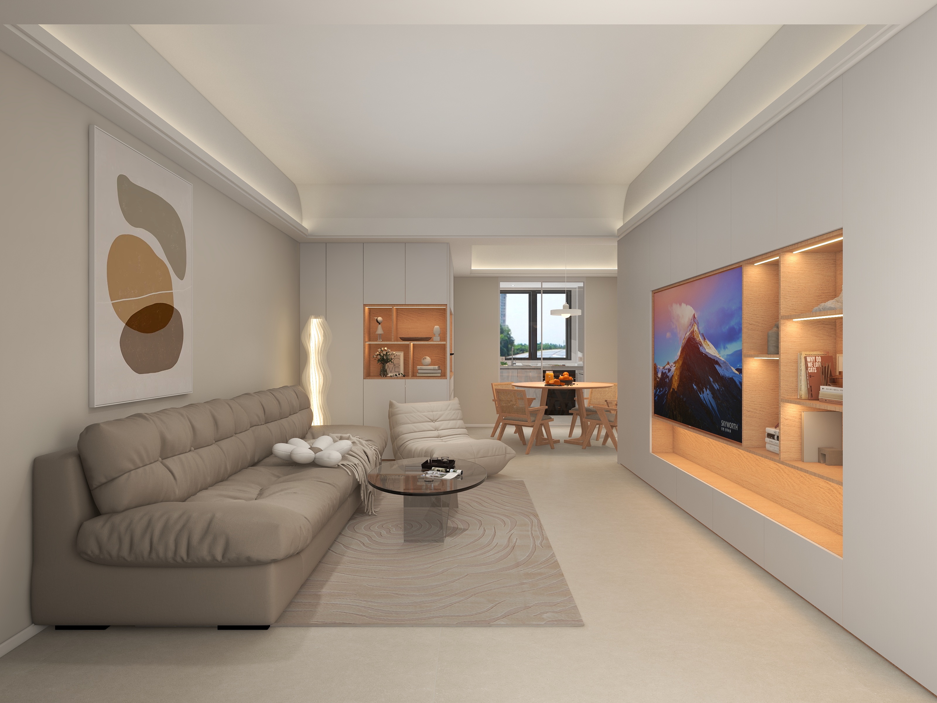 汕头逸境设计-黄山名苑03户型-装修设计方案