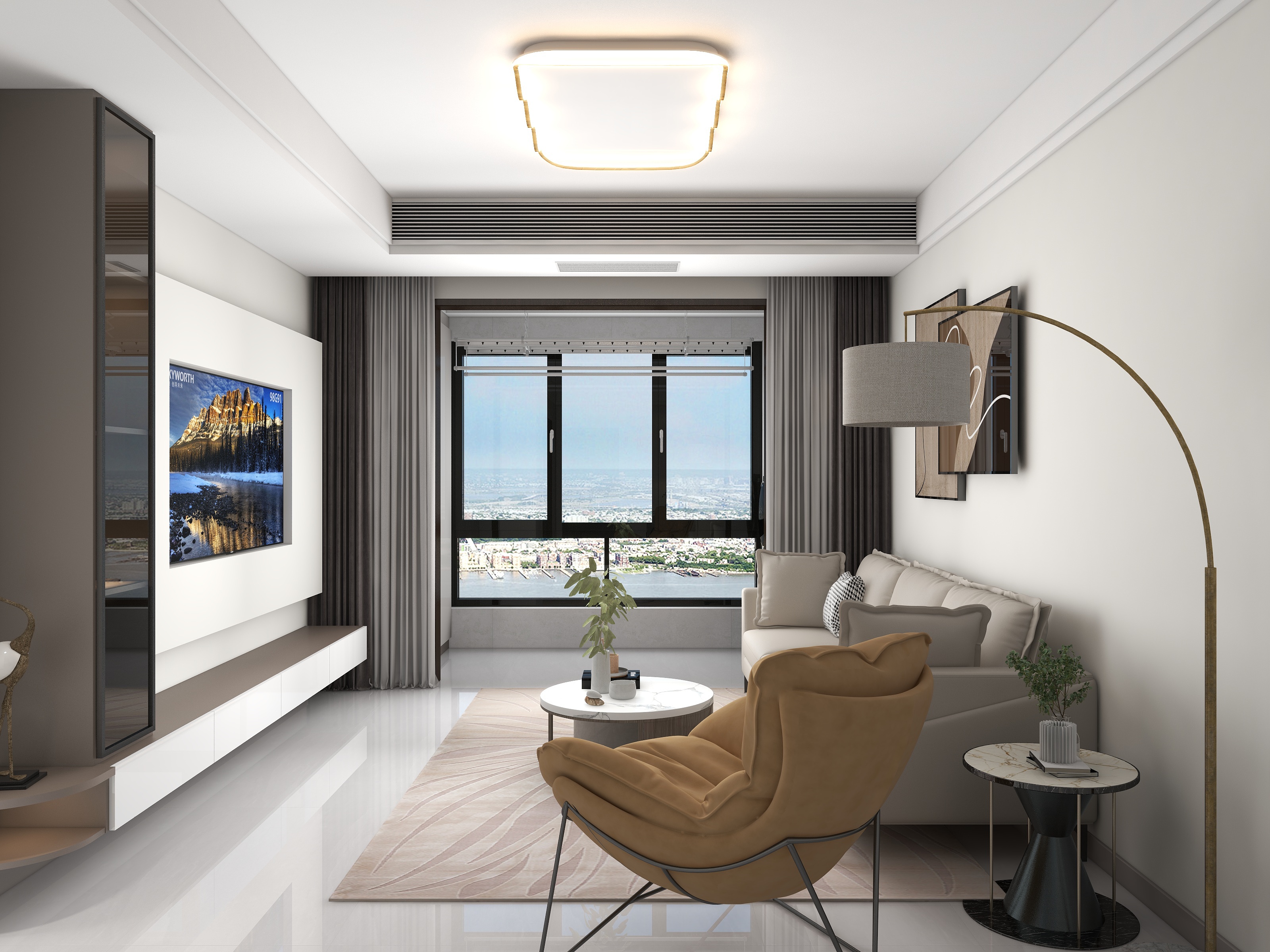 墨上设计-国熙台120㎡-简约-装修设计方案