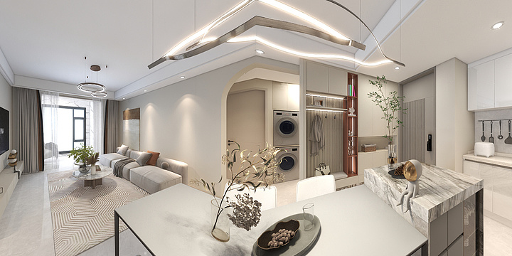 嘉兴美宅中心-万科拾萃园20幢704（翡翠四季）-装修设计方案