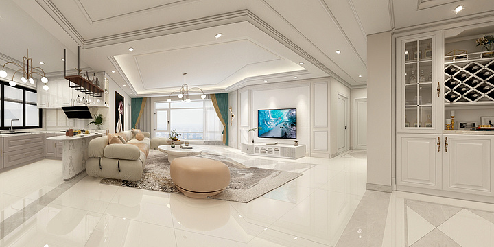 全案设计WL吴磊-优雅天使-装修设计方案