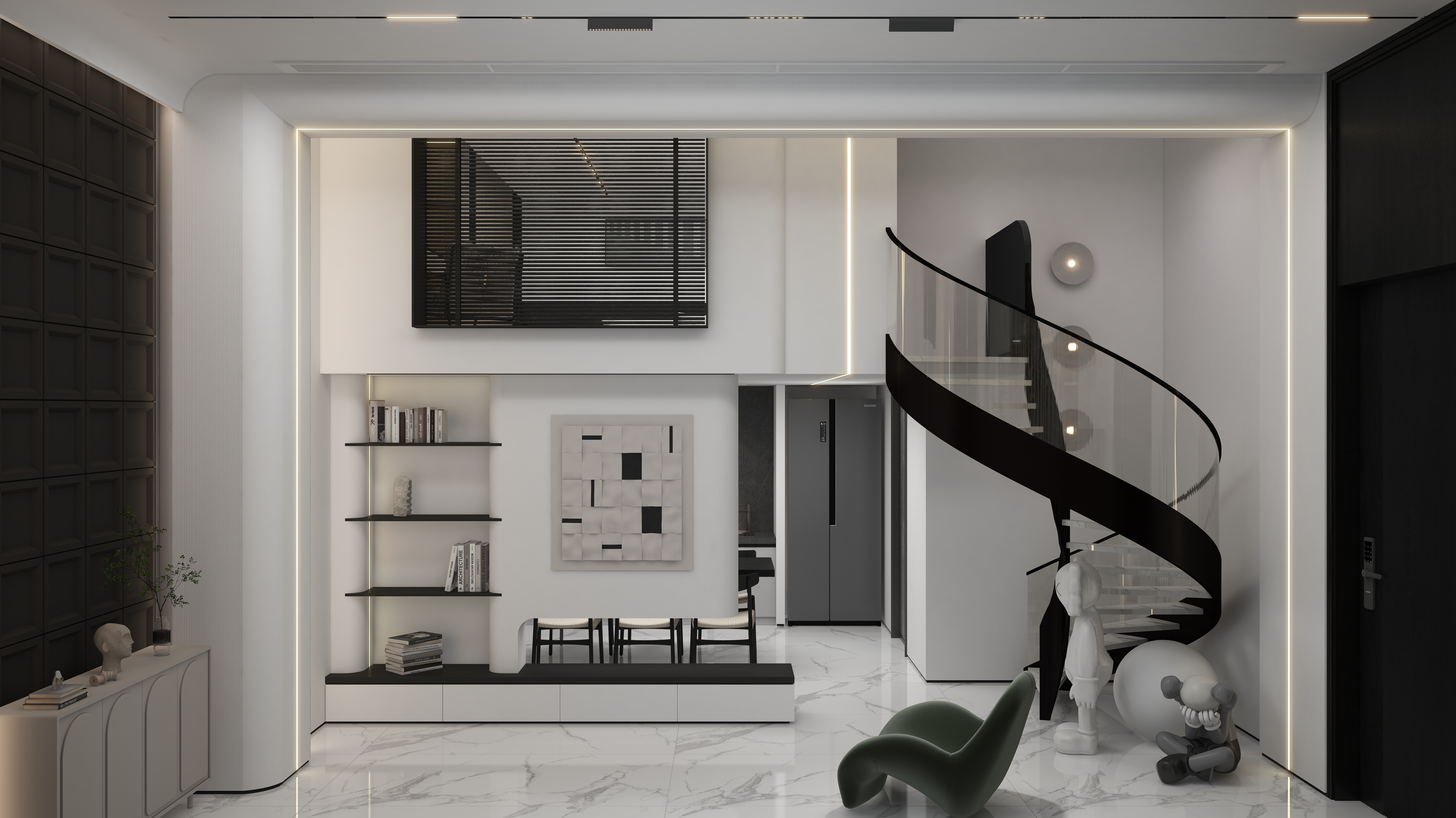 可IWII-现代LOFT-装修设计方案