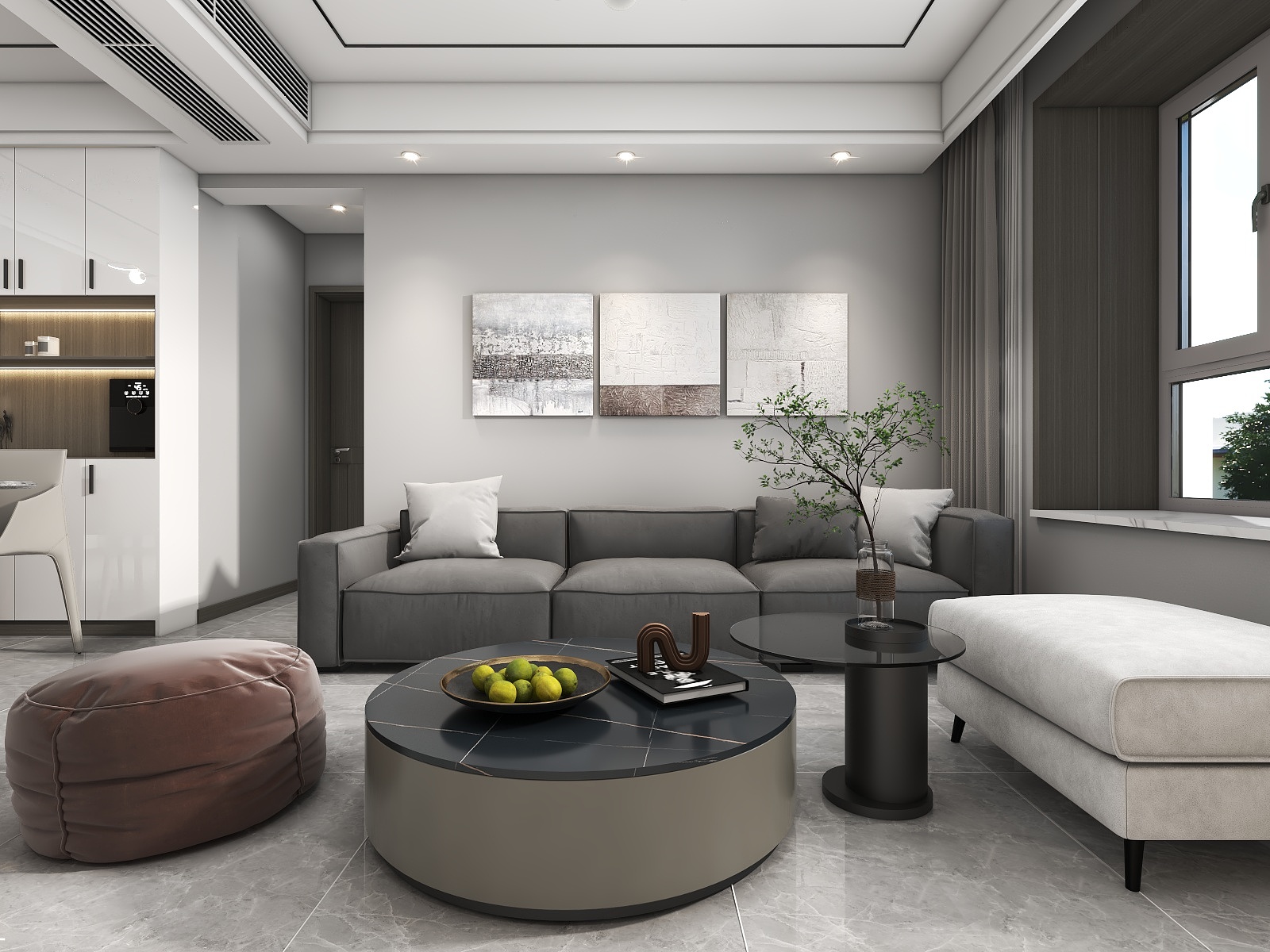 设计师赵定宇-绿城景苑-轻奢风-装修设计方案