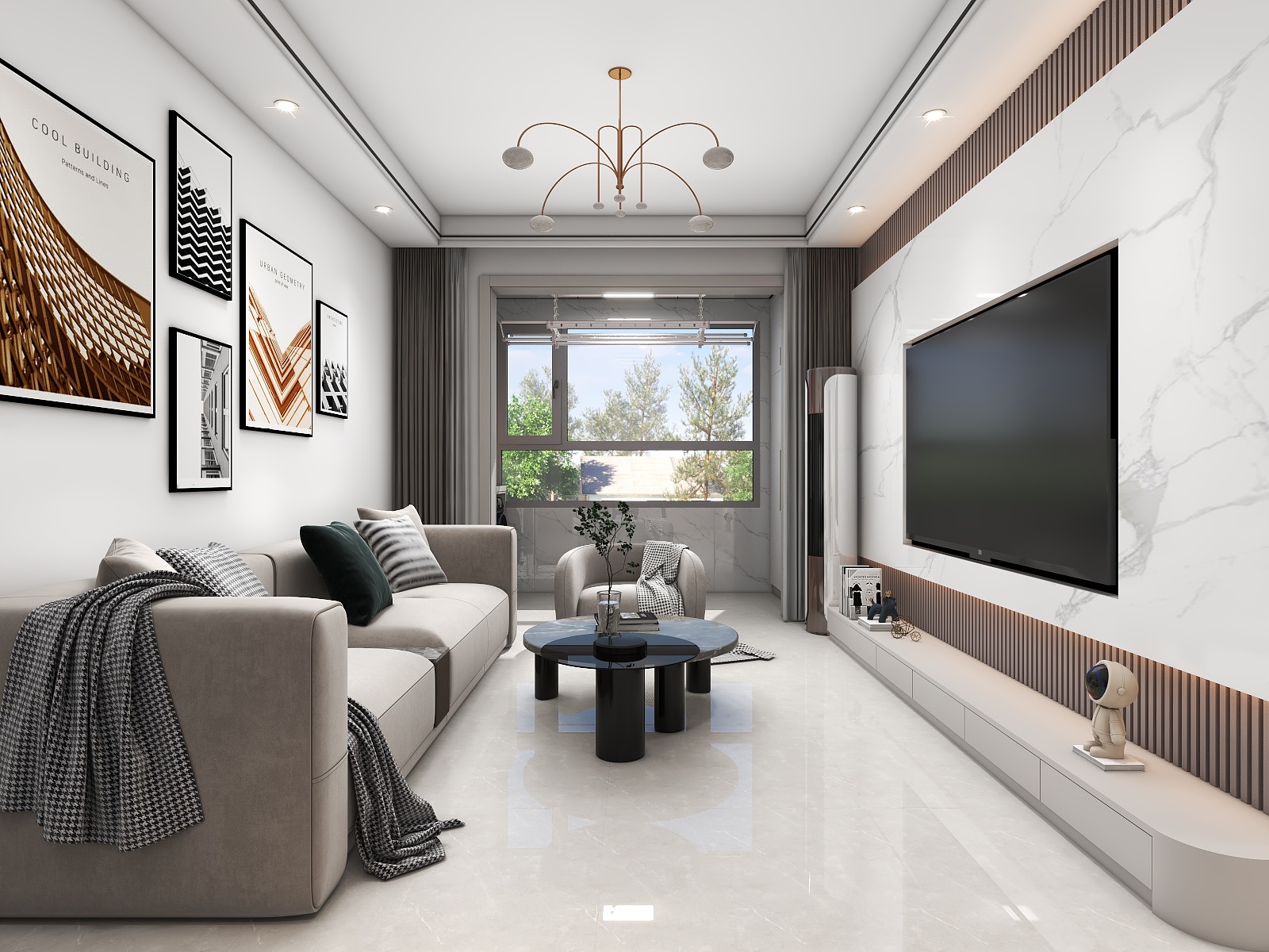 设计师赵定宇-和熙108户型-现代简约风-装修设计方案