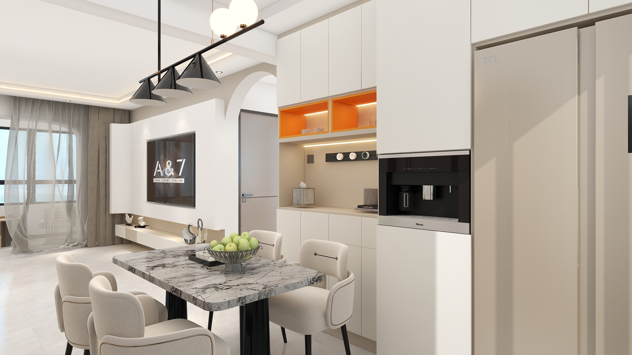 设计师阿念-波澜不惊装修效果图