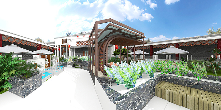 OZ张三丰-天台花园-装修设计方案