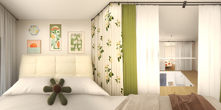 扮乖.LgPe-后海19-10户型（一型两房网红奶油）-装修设计方案