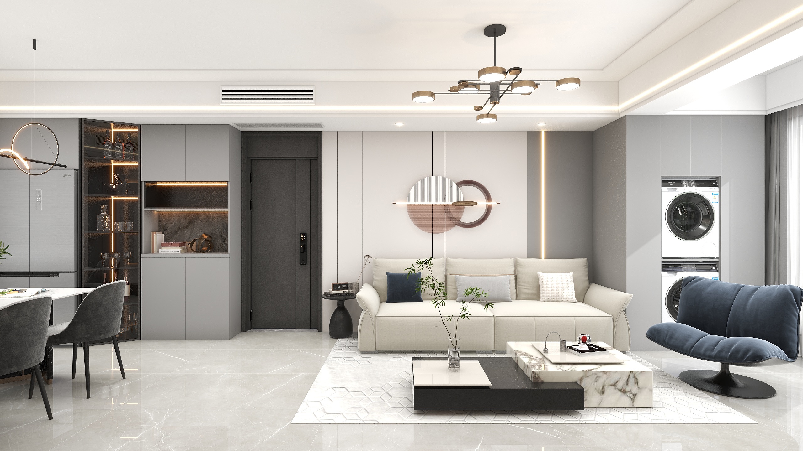 设计作品cc-现代风格|大华锦绣时代2-装修设计方案