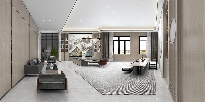 设计思~七七-凤皇城办公室dwg(1)-装修设计方案