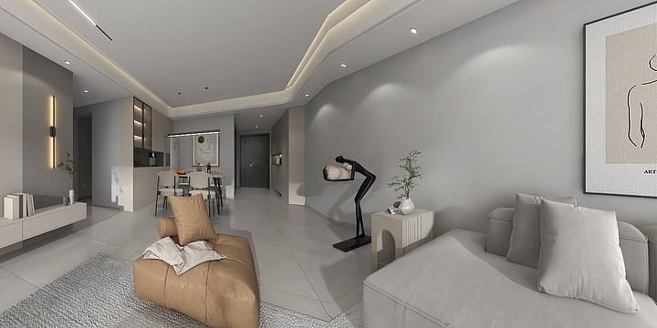 LDESIGN--吾悦和府2号楼zn表哥-装修设计方案