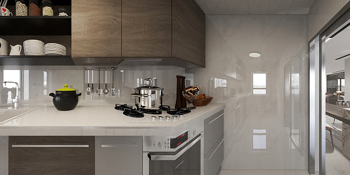 熊的几何-麓宸・河与时光129㎡3室-装修设计方案