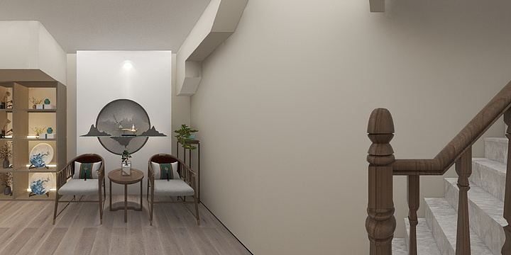 相笙相随-尚东枫景茶舍-装修设计方案