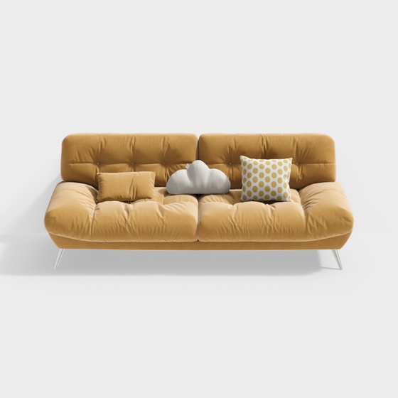 Baxter Modern Cloud Multi-Person Sofa