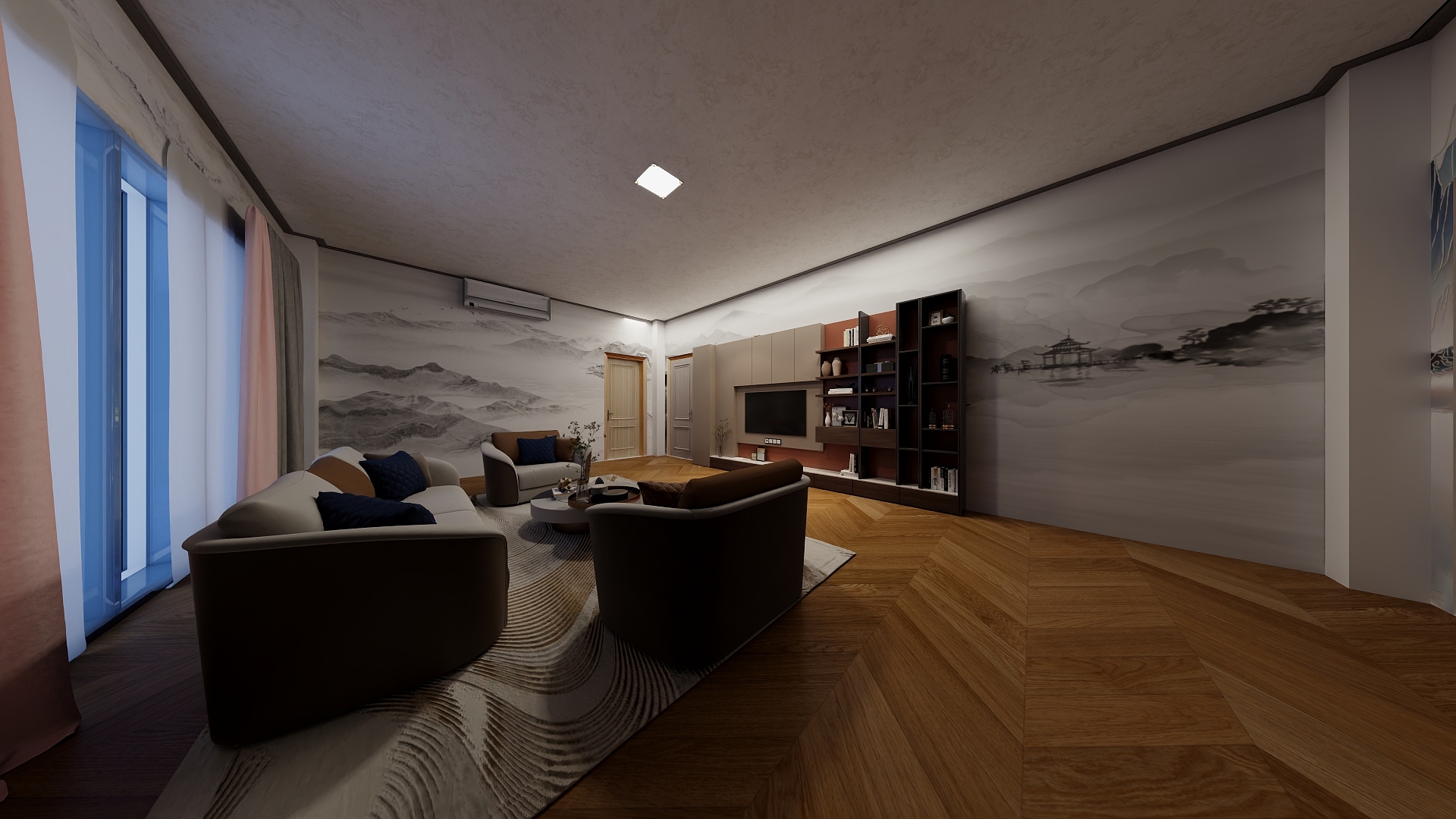 KY室内设计-开阳县别墅区-装修设计方案