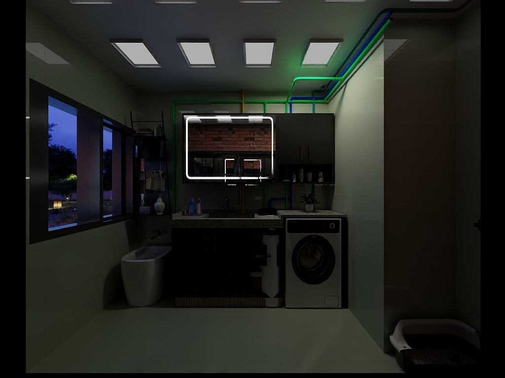 云里的猫-硬装专业等级考核户型-副本-装修设计方案