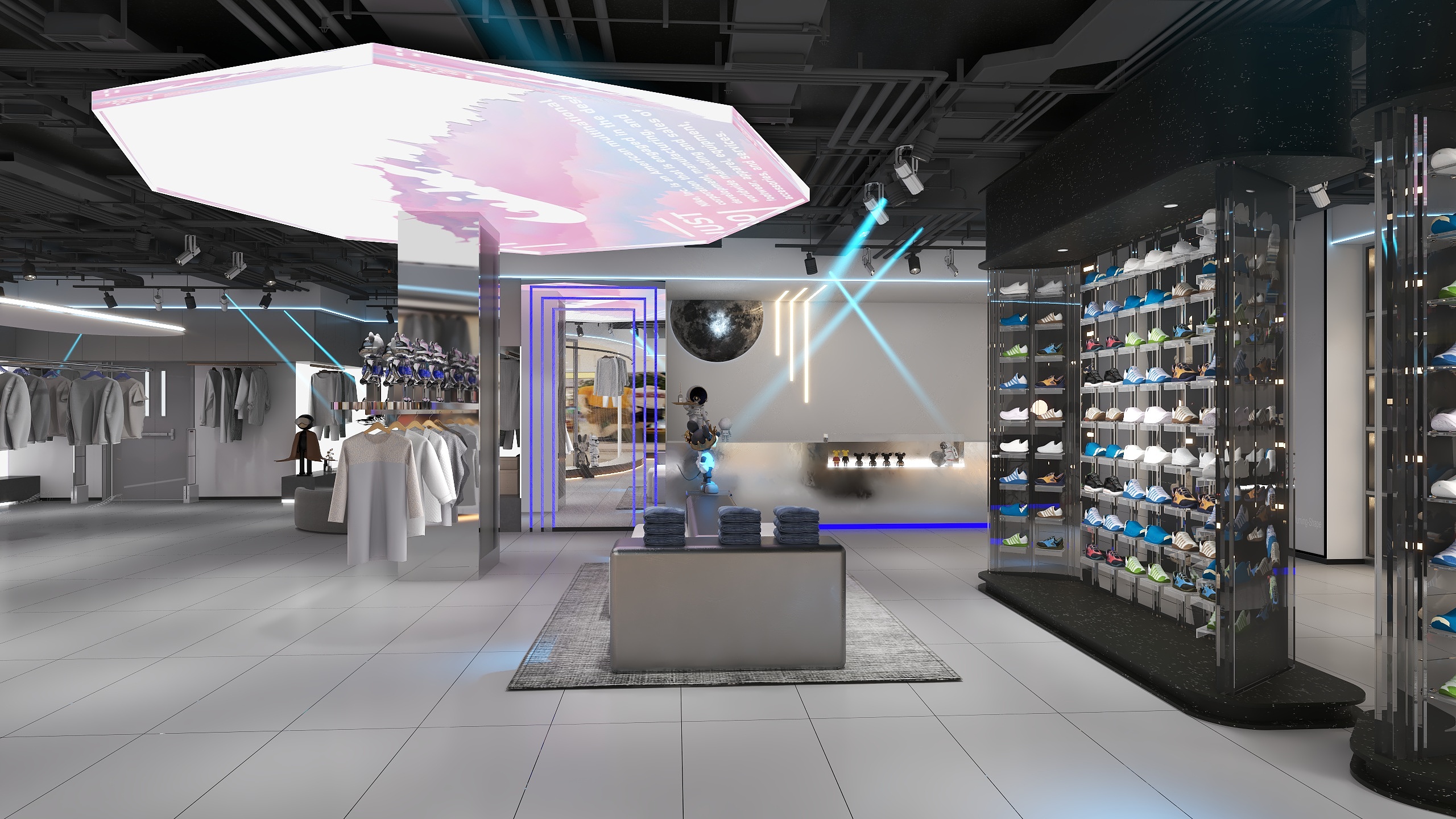 设计师-吴成昊-潮牌店-装修设计方案