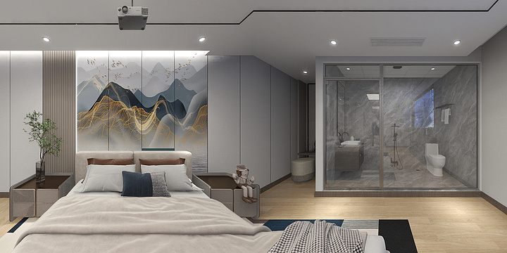 桑美悦家-中心旁民宿-装修设计方案