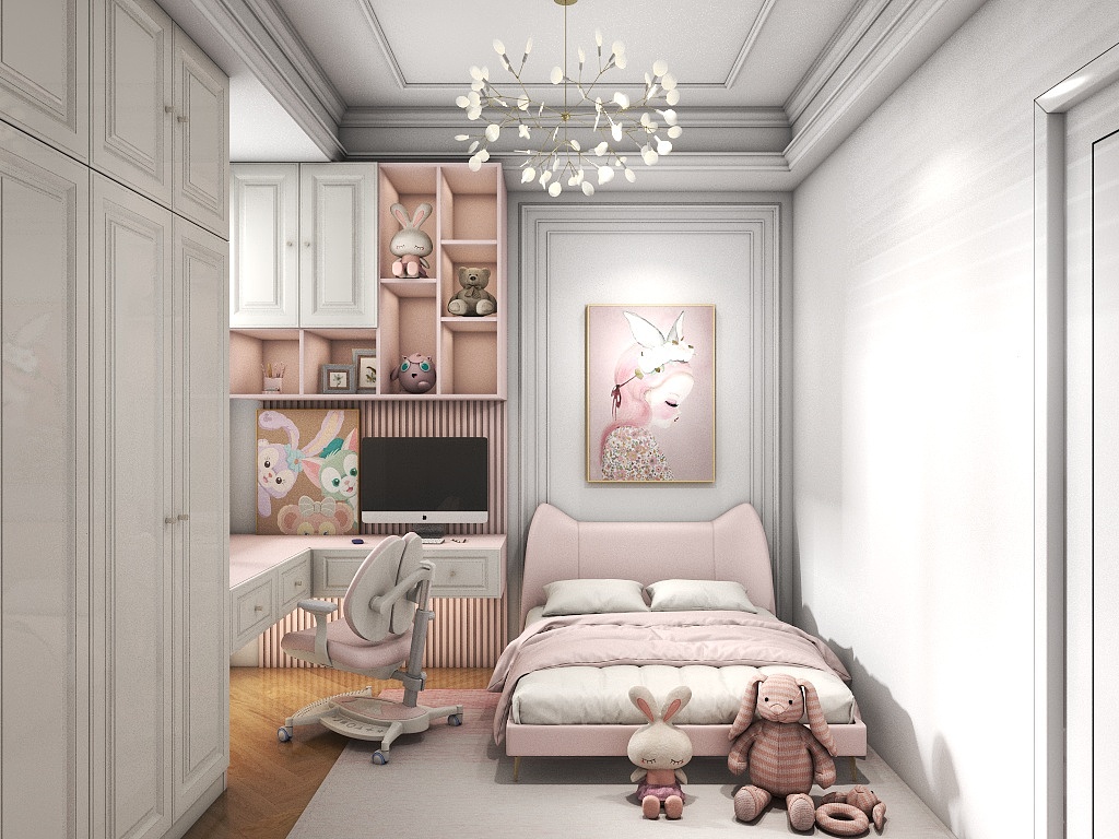 022FjSM-女儿房-装修设计方案