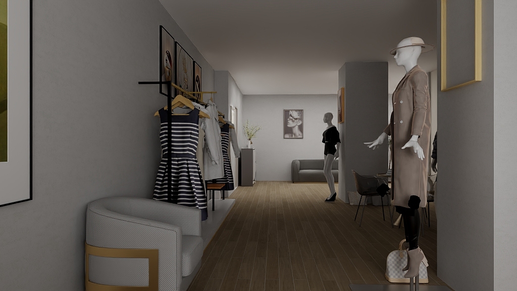 阿盈.-仟仟女装-装修设计方案