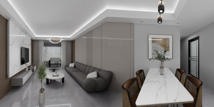 AAAA强子装饰-豫发蓝山公馆-装修设计方案