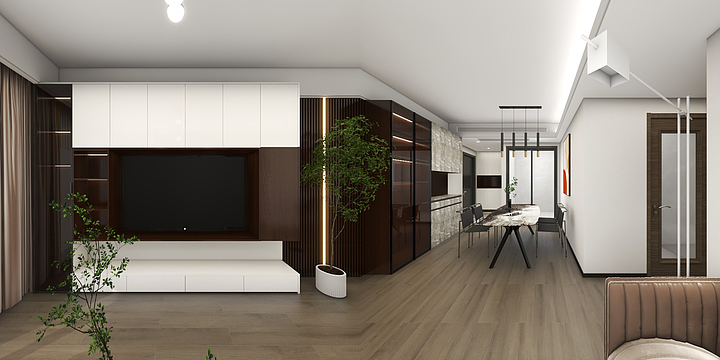 高端私人设计-金地翡翠星辰花园​9-301-装修设计方案