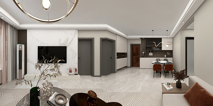 己合筑间-崇文学府4号楼3单元12层-装修设计方案