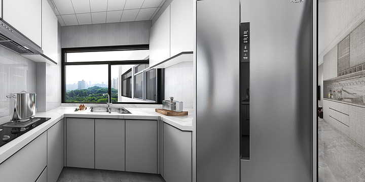 丁伟浩-鸿荣源东莞熙园山院85平-装修设计方案