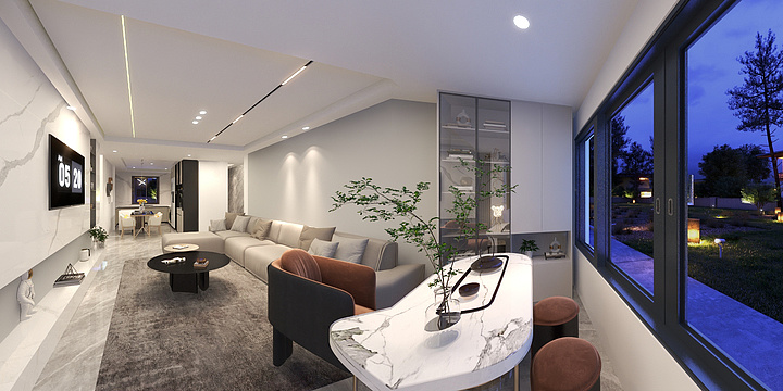 木境装饰-依凡-碧桂园105平2-2-301-装修设计方案