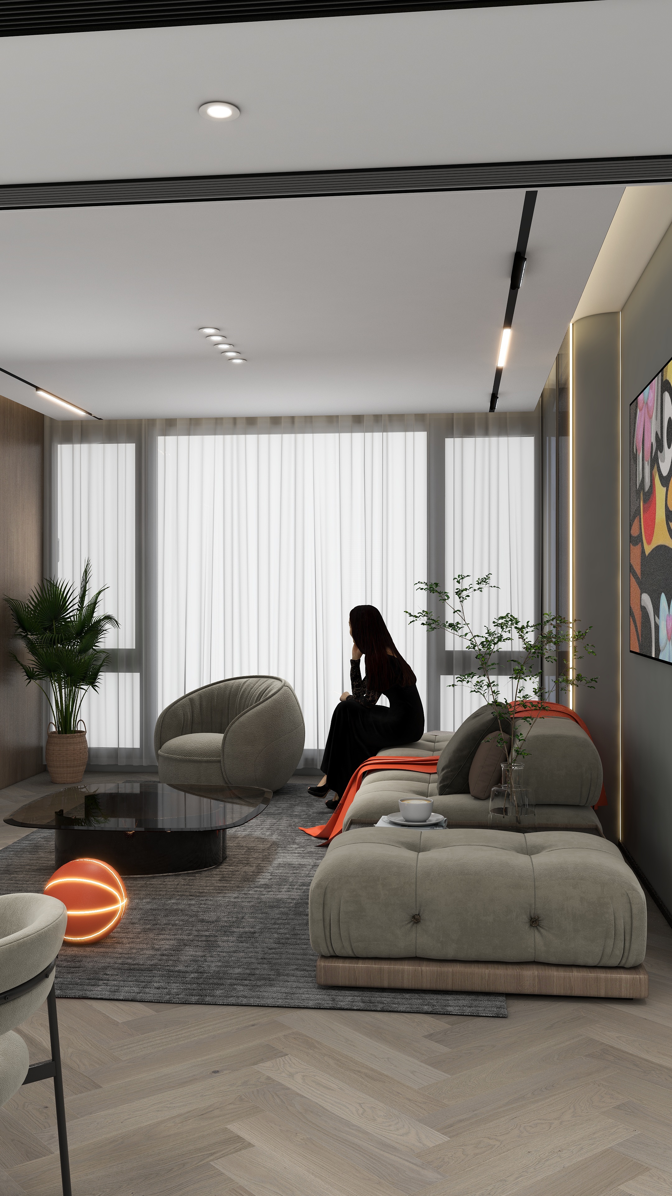 拓者空间jPGm-尖岗山壹号花园96㎡-装修设计方案