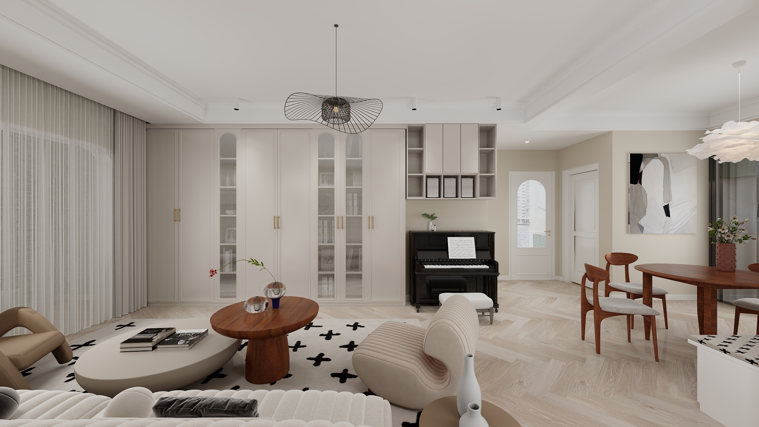 松果设计-旭景清园-装修设计方案