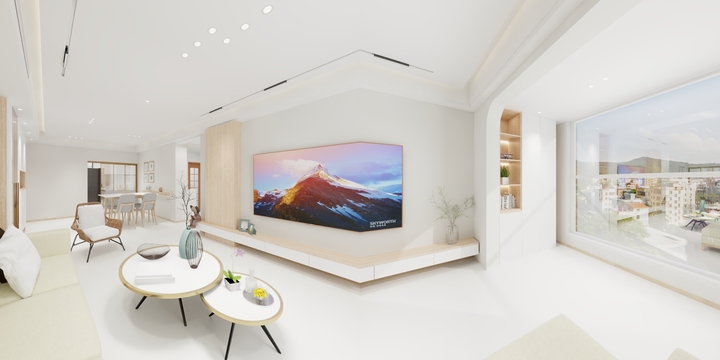 自由设计马跃人-丛树套三-原木风-装修设计方案