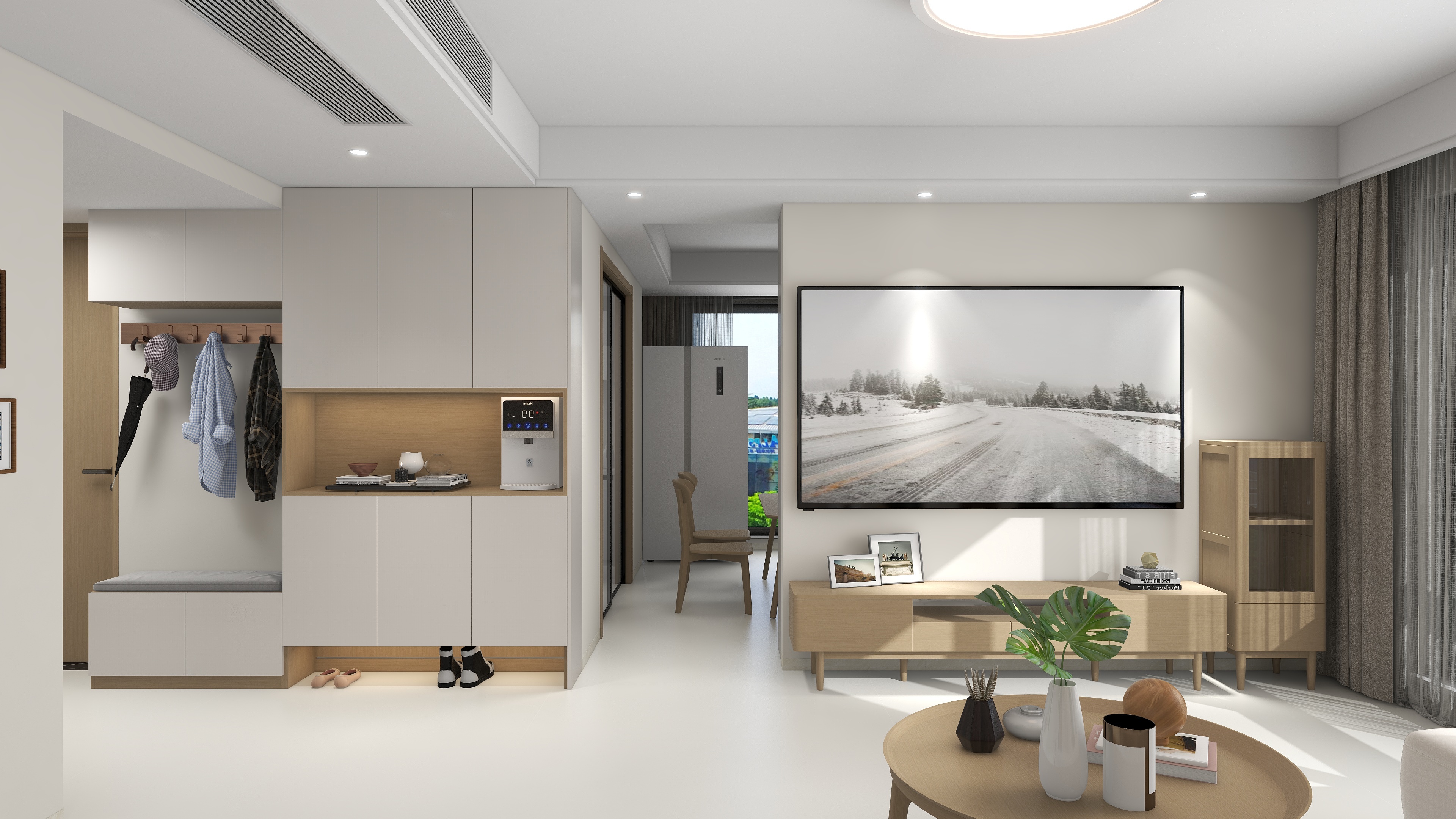 凌玉峰78-奶油原木风~景湖湾701-装修设计方案