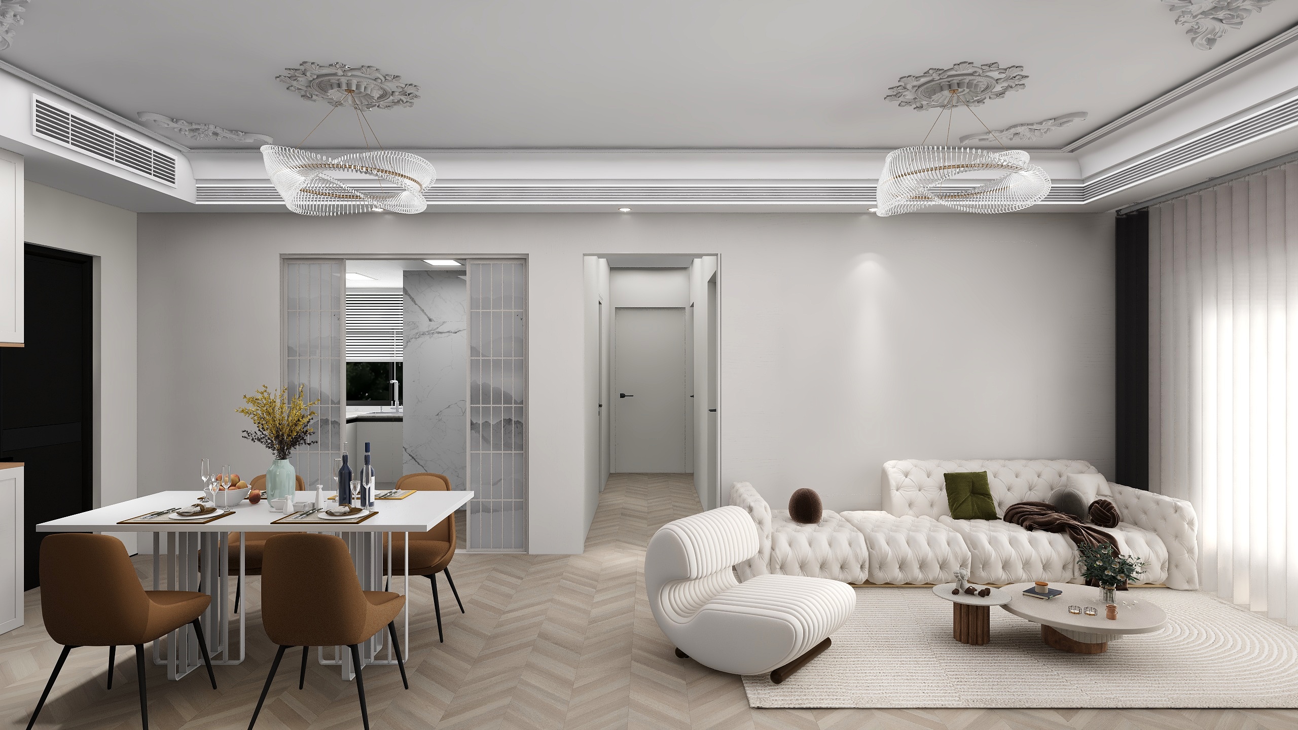 石伟-法式轻奢-装修设计方案