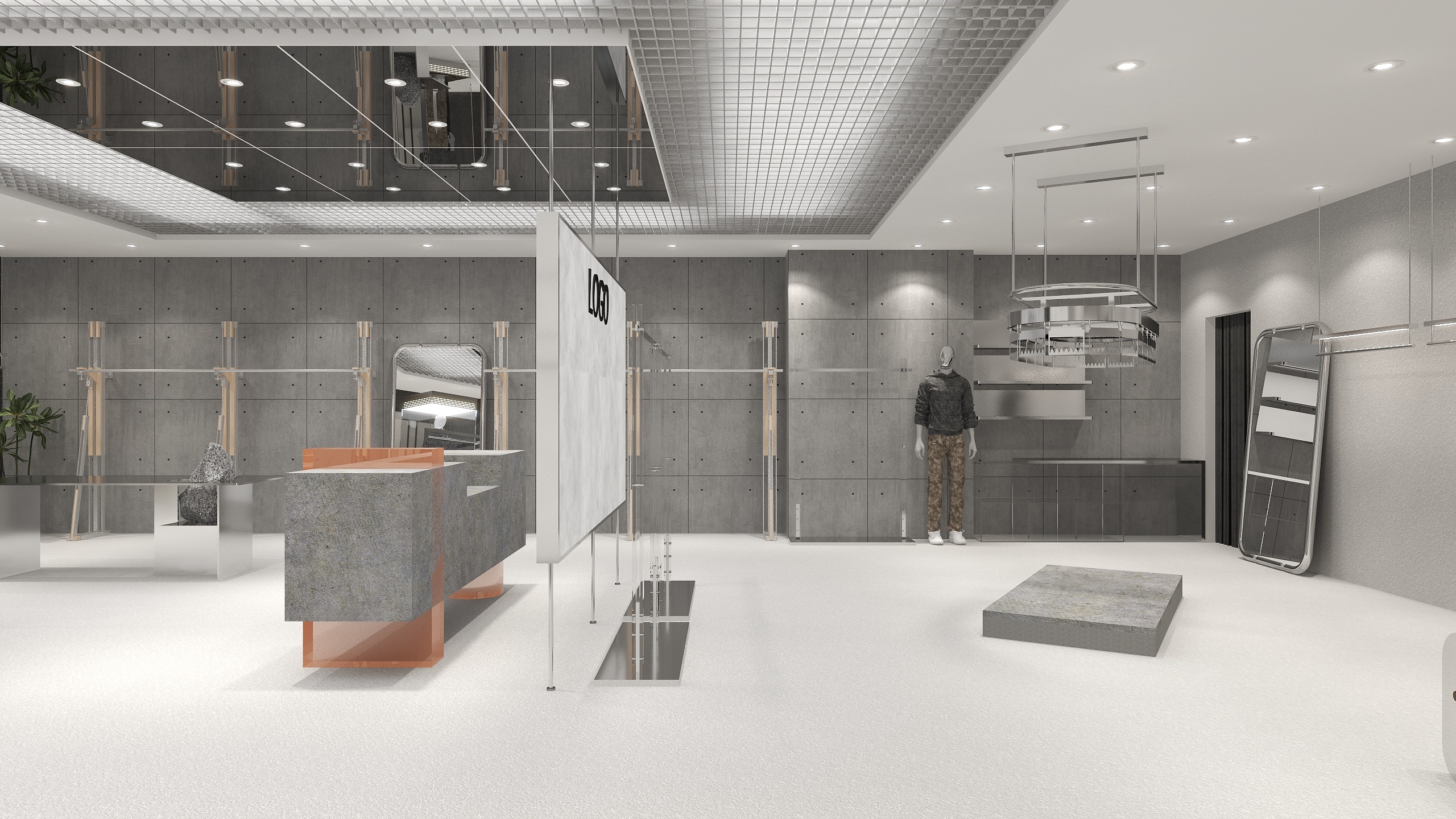 CCE..-工业风男装店-装修设计方案