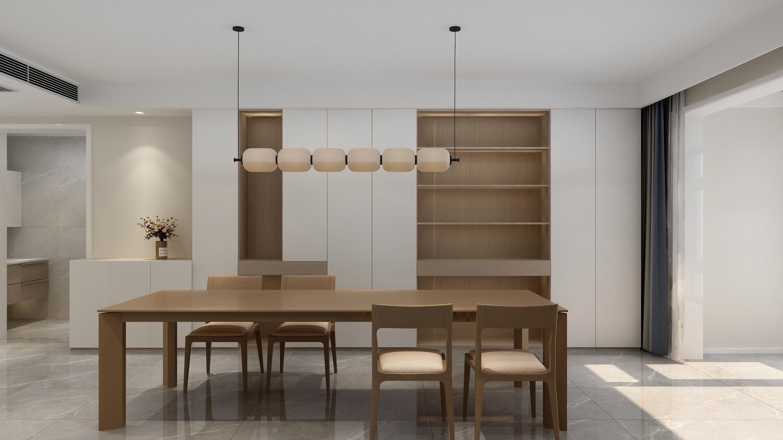 连瑞雪-现代简约100m²二居装修效果图