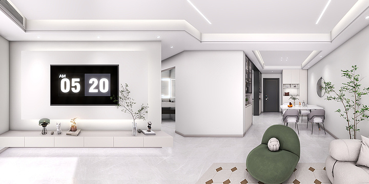 設计师王富贵-中梁辰院胡总-装修设计方案