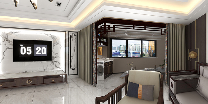 设计师胡小康-绿城春风燕语140平方(CAD原始平面图)-装修设计方案