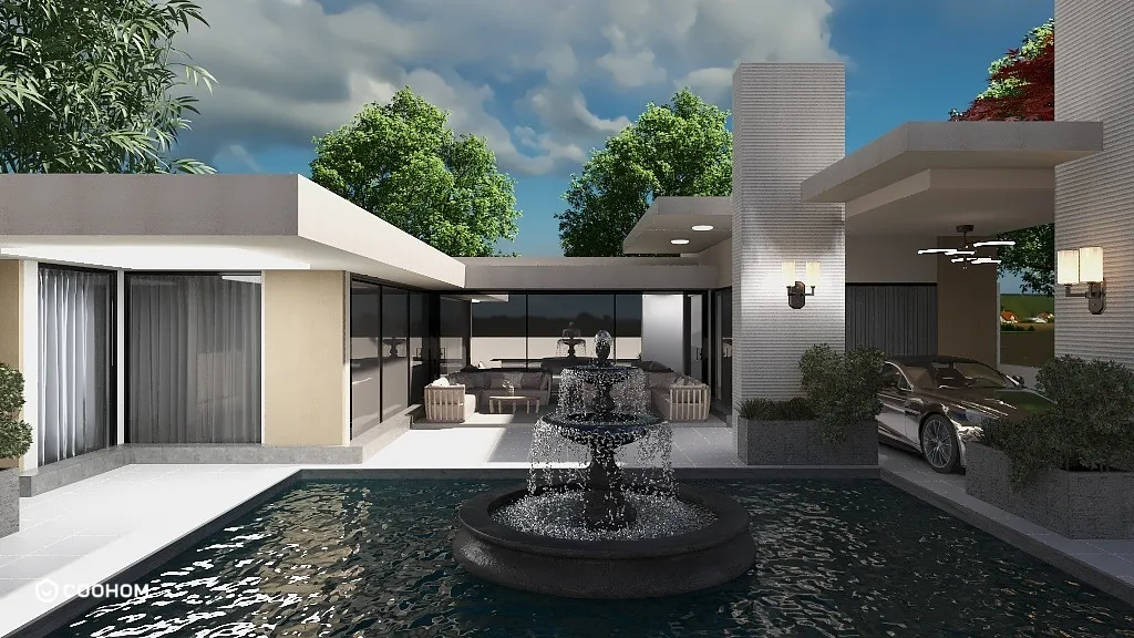 freelancerumi8884的装修设计方案:Modern private villa