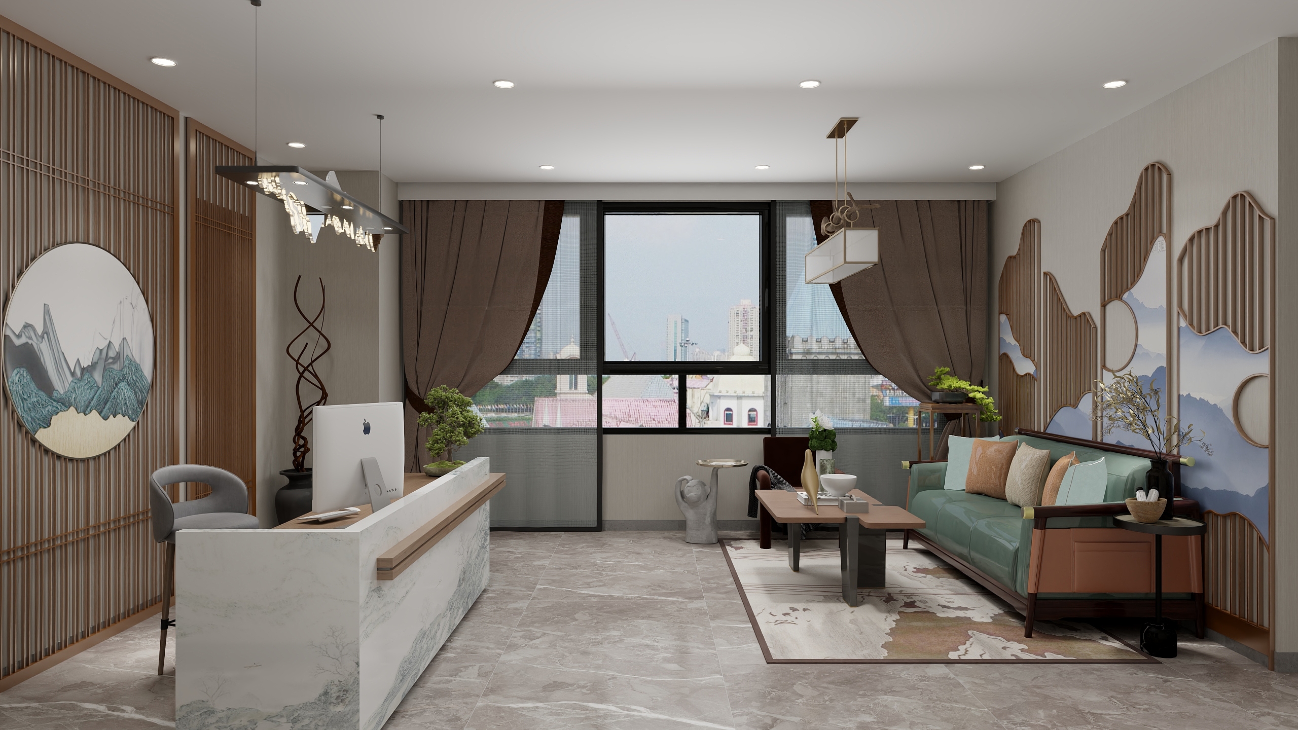 娜娜019-万科写字楼办公楼（现代）-装修设计方案