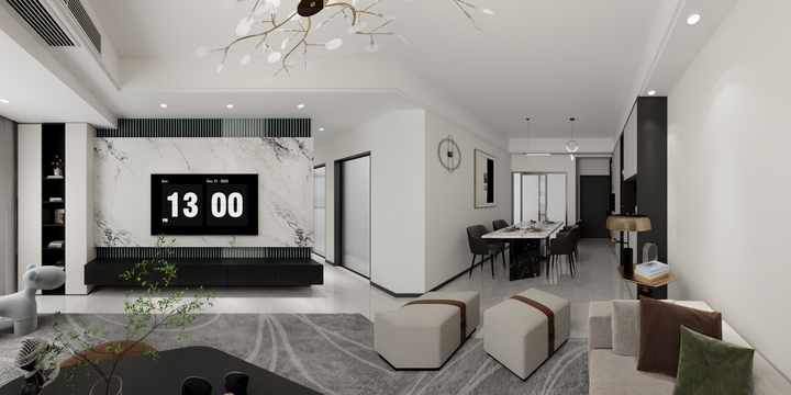 刘作勇-澜庭张先生89平米雅居图-装修设计方案