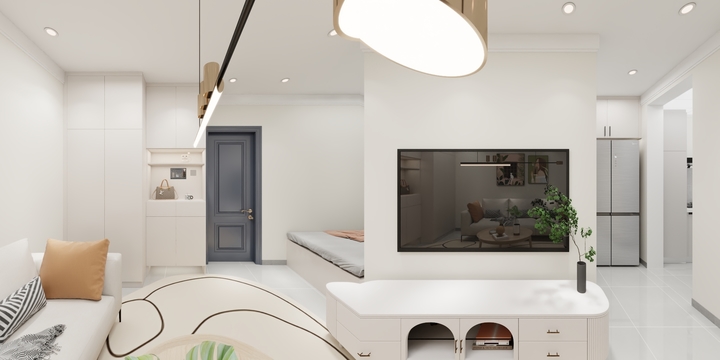 楠o-美的剑桥郡47㎡1室-装修设计方案