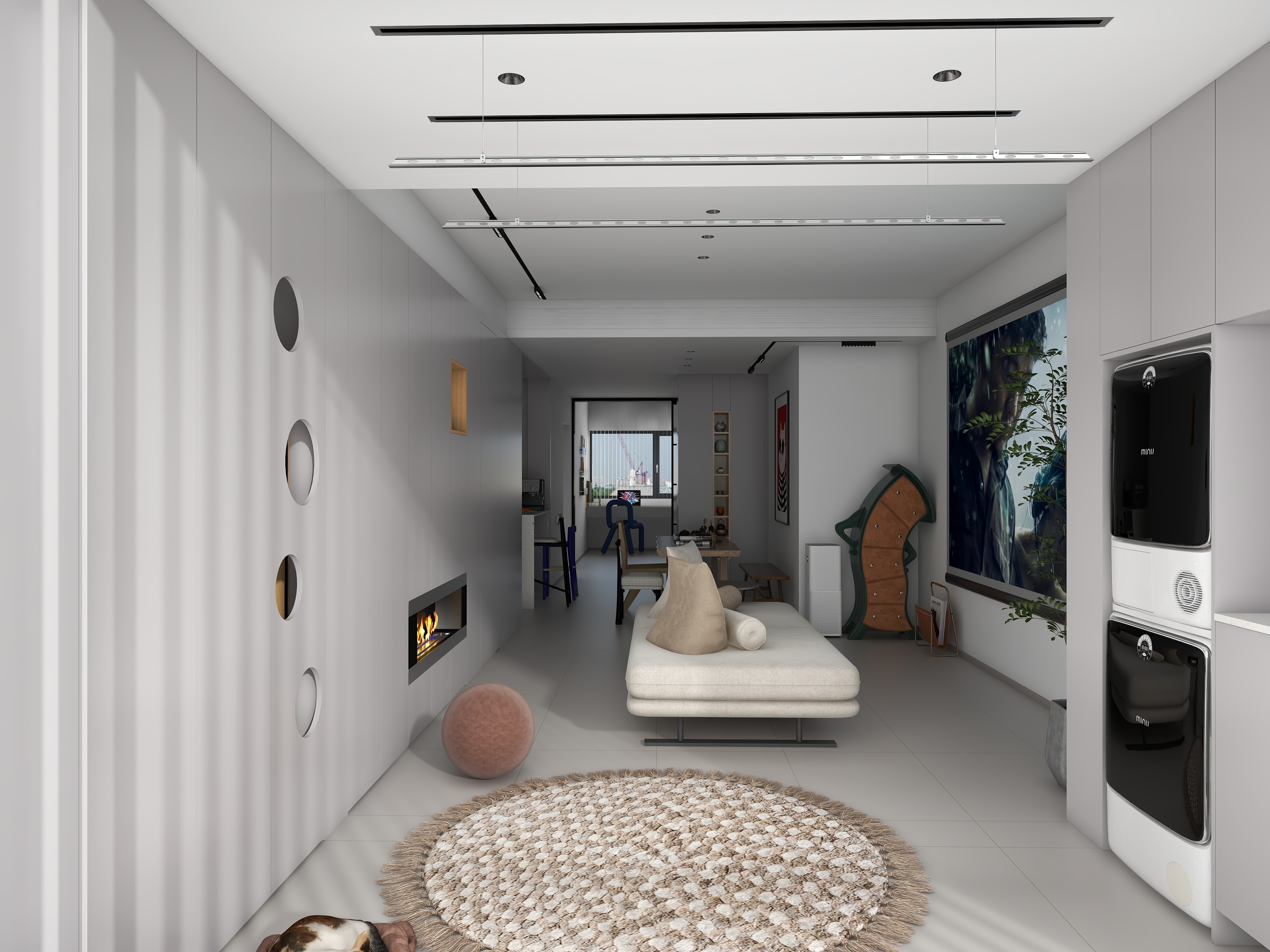 筑巢师-奶油原木风99㎡3室-装修设计方案