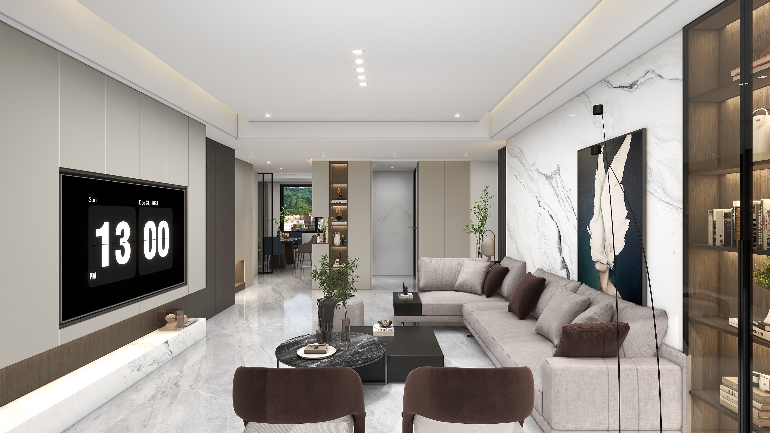 艾格全屋定制-丽岛华都130㎡3室-装修设计方案