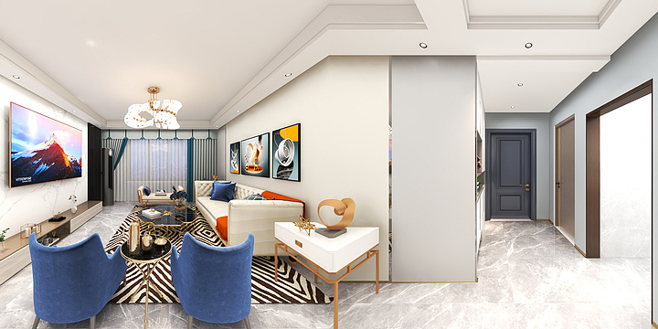家装设计师小喜-和顺优品132 效果图-装修设计方案